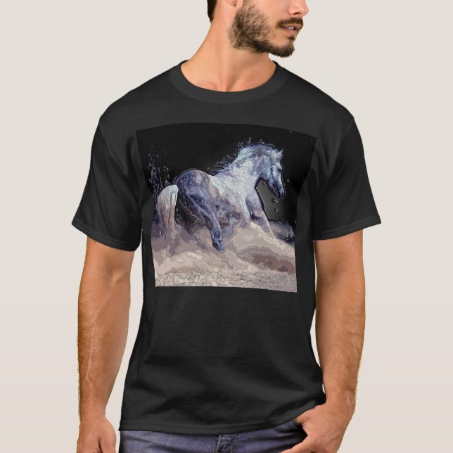 Camiseta Caballo en acción (Anverso)