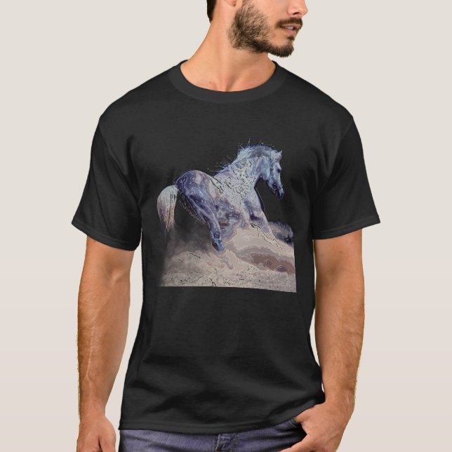 Camiseta Caballo en Acción (Anverso)