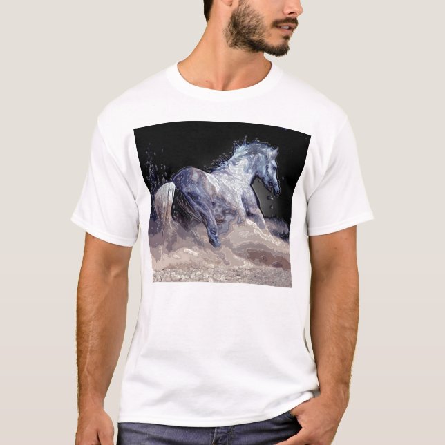 Camiseta Caballo en acción (Anverso)