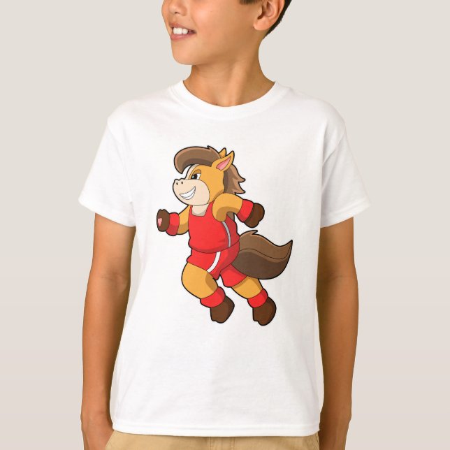 Camiseta Caballo en carrera (Anverso)