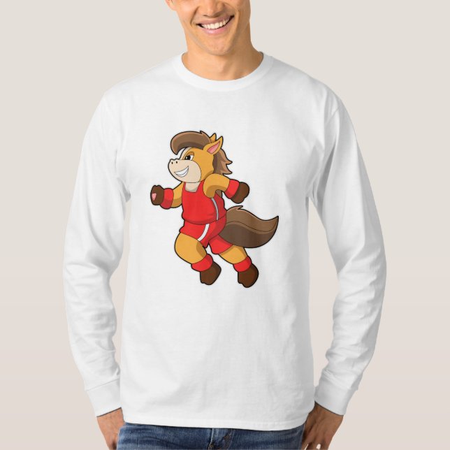 Camiseta Caballo en carrera (Anverso)
