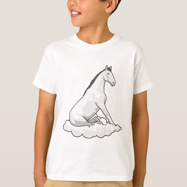 Camiseta Caballo en la nube (Anverso)