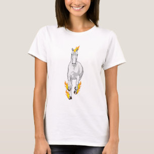Camiseta Caballo en llamas