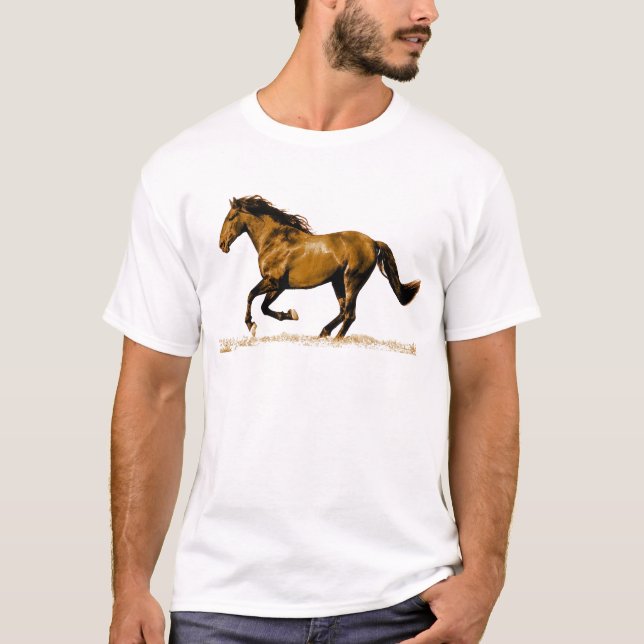 Camiseta Caballo en marcha (Anverso)