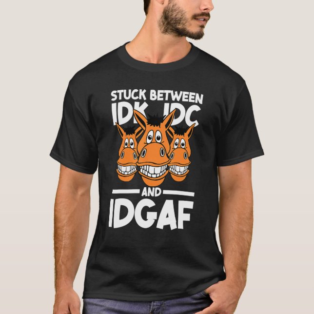Camiseta Caballo entre decir (Anverso)