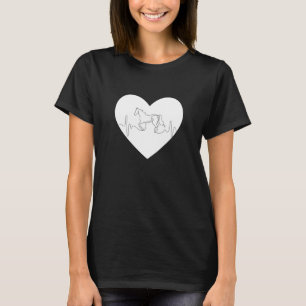Camiseta Caballo Equestrian Tee caballo latido de caballo