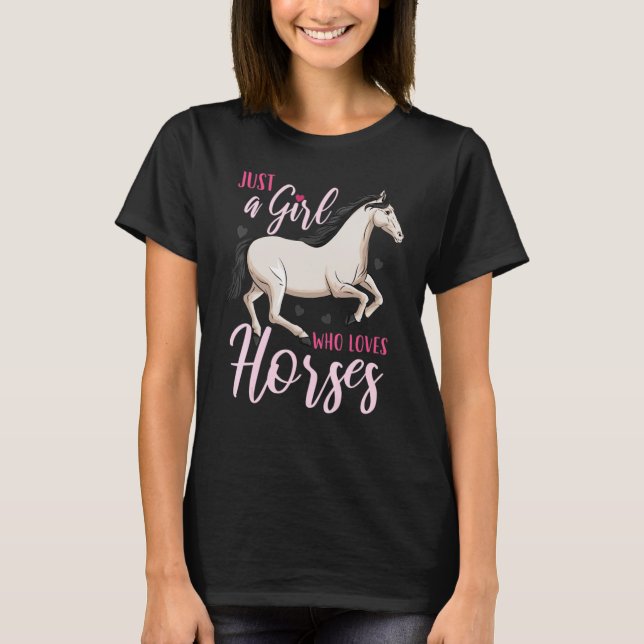 Camiseta Caballo Equitación (Anverso)