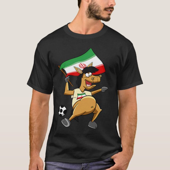 Camiseta Caballo fan Irán (Anverso)