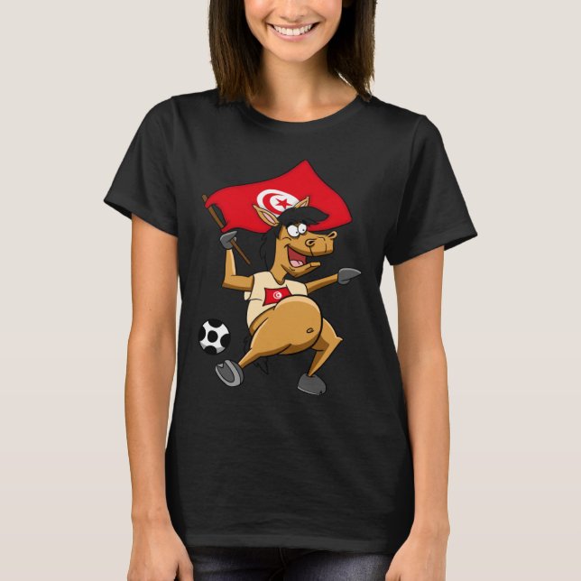 Camiseta Caballo fan Túnez (Anverso)