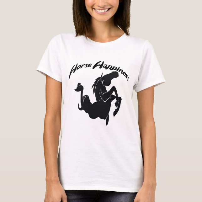 Camiseta Caballo feliz (Anverso)