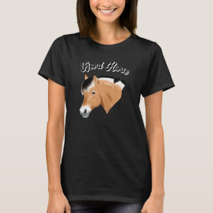 Camiseta Caballo Fjord Noruego Para Jinete De Caballos