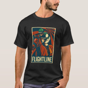 Camiseta Caballo Flightline, Carreras de Caballos, Del Mar,