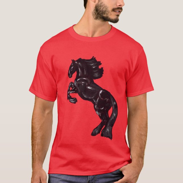 Camiseta Caballo Friesiano (Anverso)