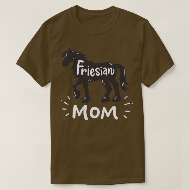 Camiseta Caballo frisón (Diseño del anverso)