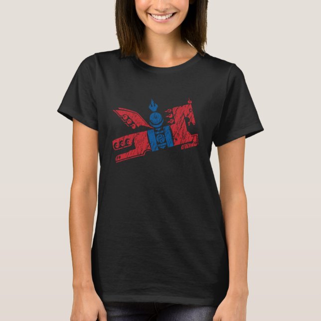Camiseta Caballo genial del espíritu mongol (Anverso)