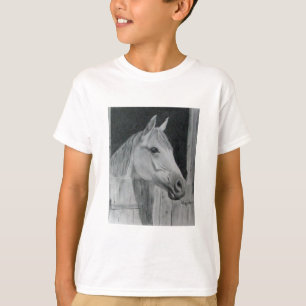 Camiseta Caballo gris