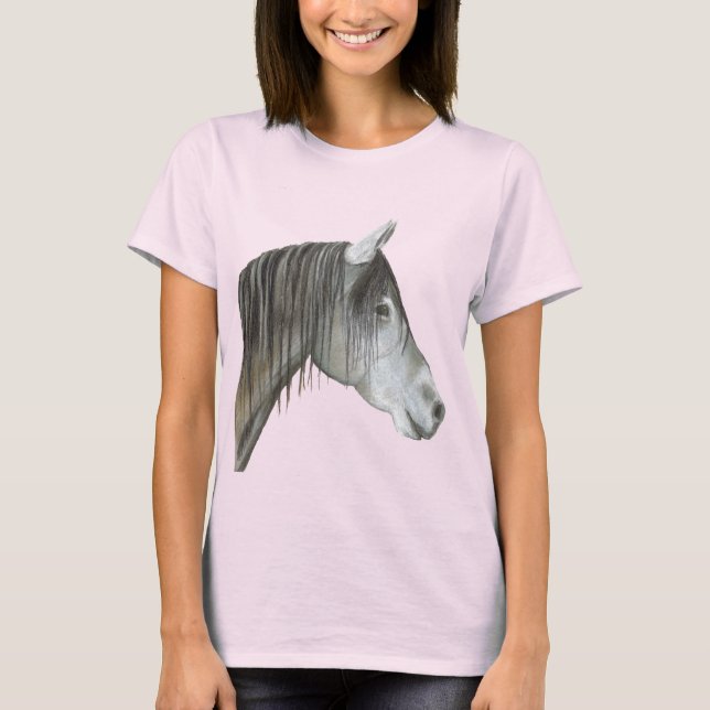 Camiseta Caballo Gris (Anverso)