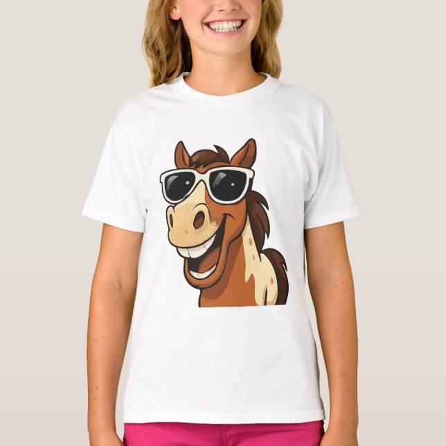 Camiseta Caballo Guay con sombras (Anverso)