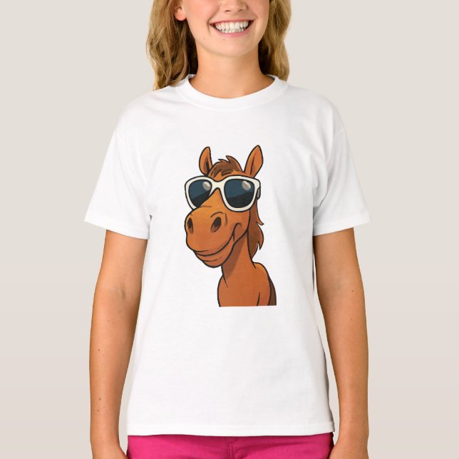 Camiseta Caballo Guay con sombras (Anverso)