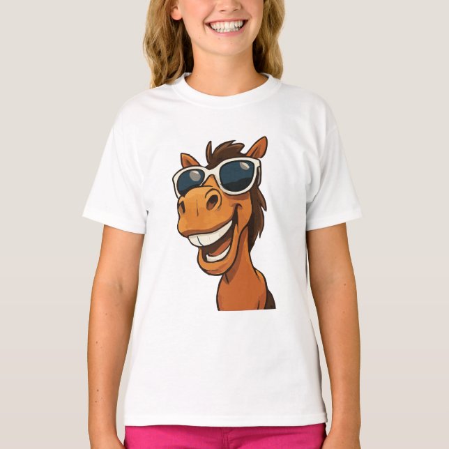 Camiseta Caballo Guay con sombras (Anverso)