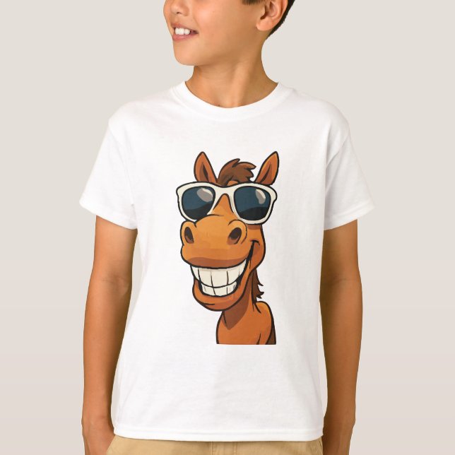 Camiseta Caballo Guay con sombras (Anverso)