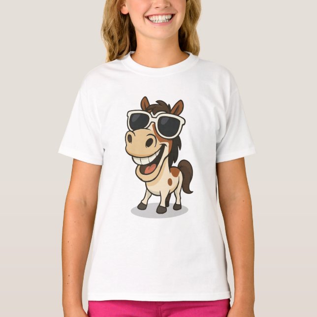 Camiseta Caballo Guay con sombras (Anverso)