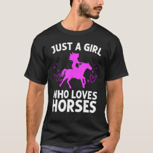 Camiseta Caballo Guay Para Mujeres Chicas Cowgirl Ra Única 