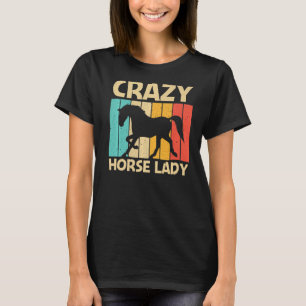 Camiseta Caballo Guay Para Mujeres Mamas Caballos De Carrer