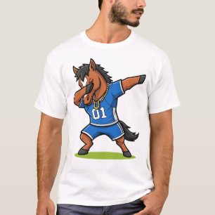 Camiseta Caballo haciendo Dab Divertido Lindo Baile Dab