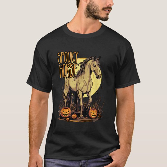 Camiseta Caballo Halloween Disfraces De Caballo De Caballo  (Anverso)