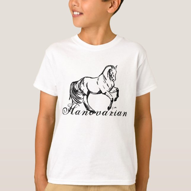 Camiseta Caballo Hanovario (Anverso)