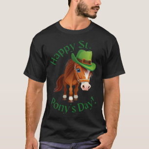 Camiseta Caballo Hija Irlandesa Día de Patrick para Niña y 