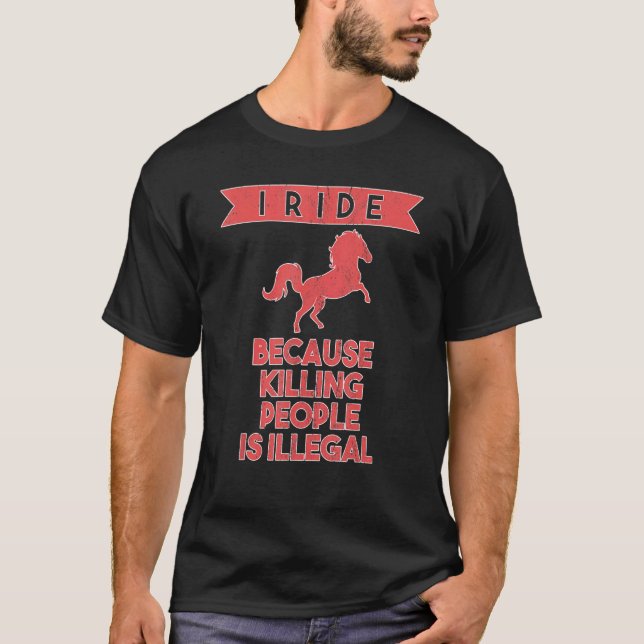 Camiseta Caballo Ilegal (Anverso)
