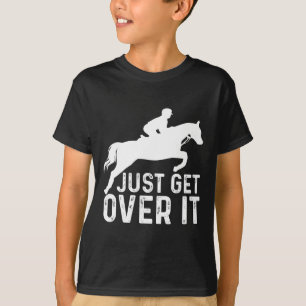 Camiseta Caballo inglés montando caza Chica de jumper