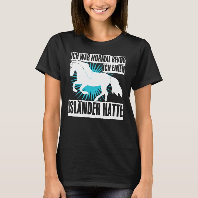 Camiseta Caballo islandés (Anverso)