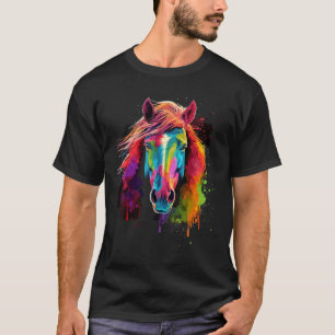 Camiseta Caballo islandés de equitación doma saltos