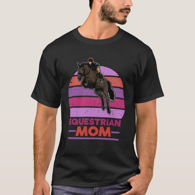 Camiseta Caballo Jumping Caballo Ecuestres Cabalera (Anverso)