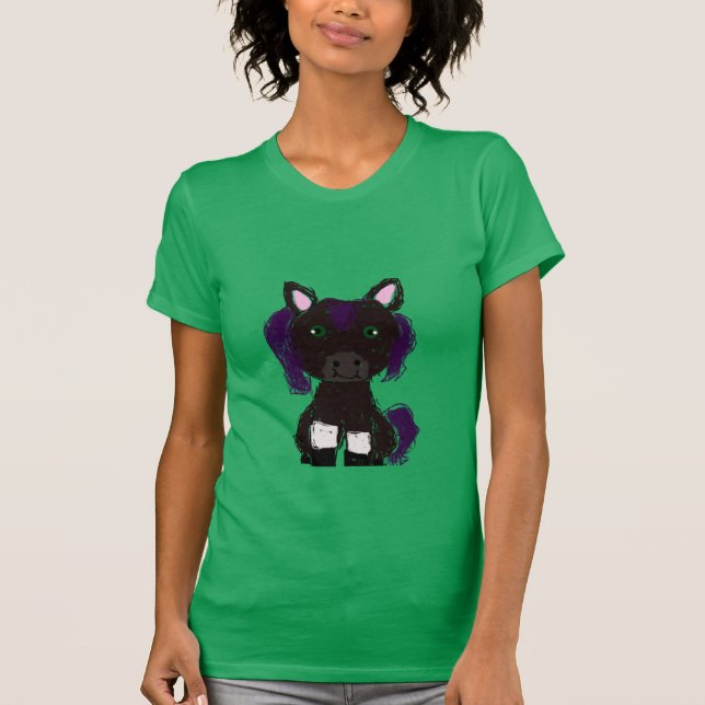 Camiseta caballo kawaii (Anverso)