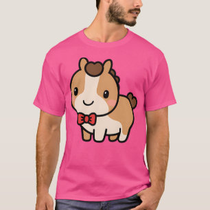 Camiseta Caballo lindo Kawaii Bow Tie Chicas de viaje en el