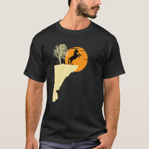 Camiseta Caballo Lindo  para Hombres Mujeres Montar Retro A