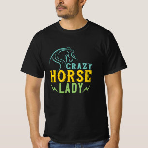 Camiseta Caballo - Loca dama de caballo