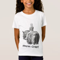 CABALLO LOCO: CAMISA: CHICA: LÁPIZ, A CABALLO
