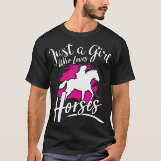 Camiseta Caballo Lover Caballo Rigiendo Hípica Ecuestre