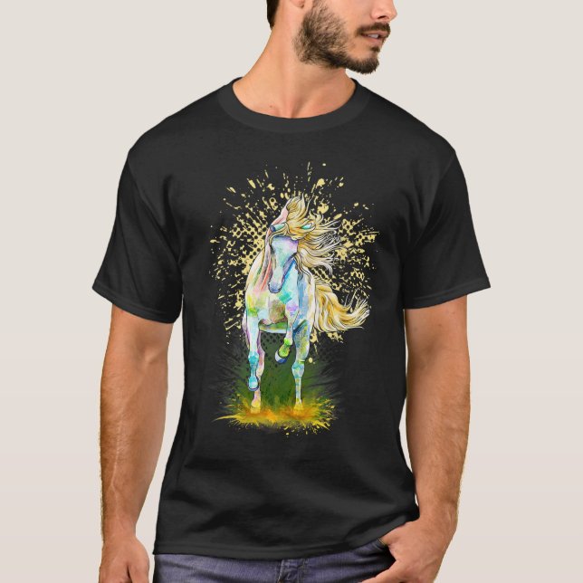 Camiseta Caballo Lover Cowgirl Rodeo Caballo Montar Ecuestr (Anverso)