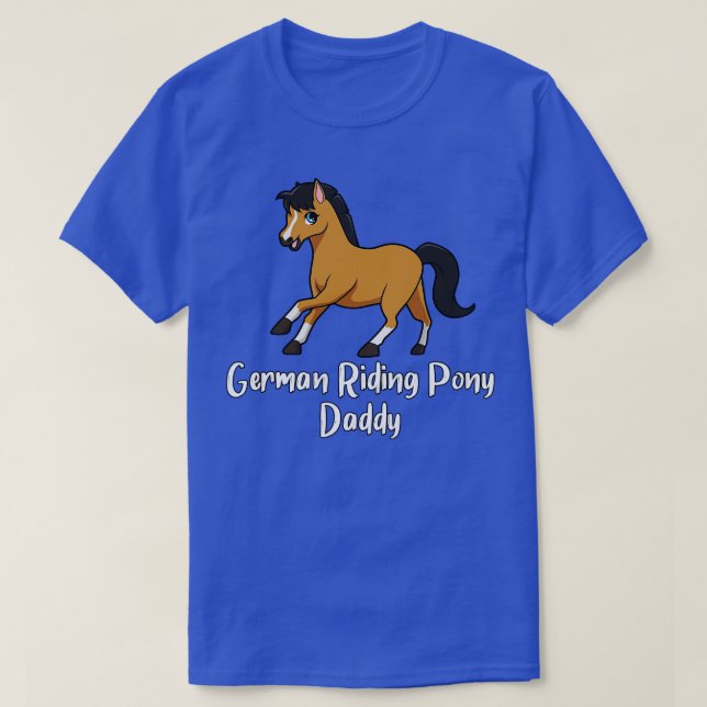Camiseta Caballo Lover German Riding Pony Daddy (Diseño del anverso)