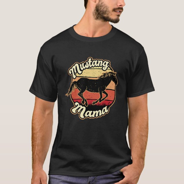 Camiseta Caballo Mama Mustang (Anverso)