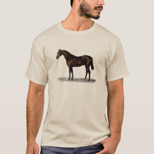 Camiseta Caballo marrón