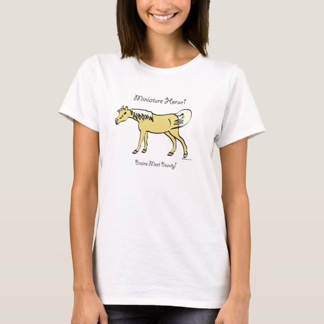 Camiseta ¡Caballo miniatura! (Anverso)