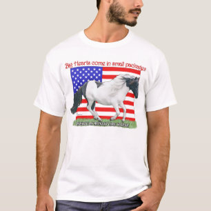 Camiseta Caballo miniatura patriótico