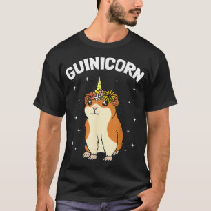 Camiseta Caballo místico de unicornio blanco de cerdo guini